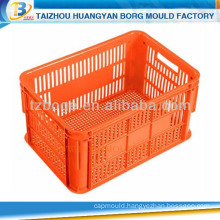 2014 plastic vegetable crate injection moulding